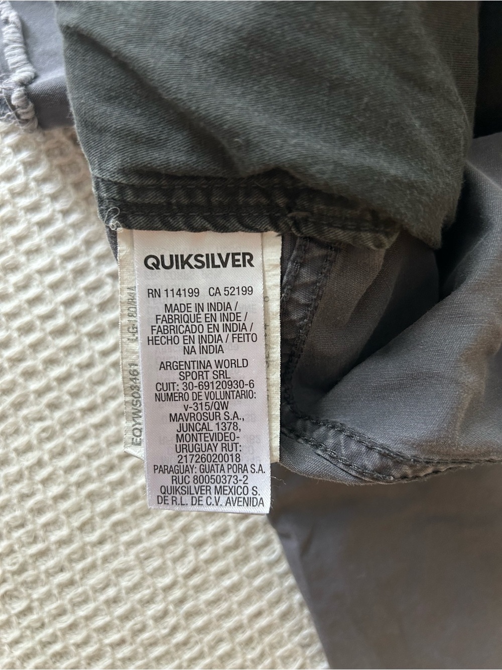 Quiksilver Men's Olive Green and Gray Shorts Bundle - Picture 11 of 15